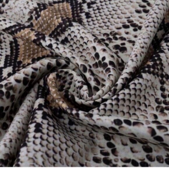 Lace Trim Buttoned Snakeskin Cami Top size Small - Picture 4 of 5